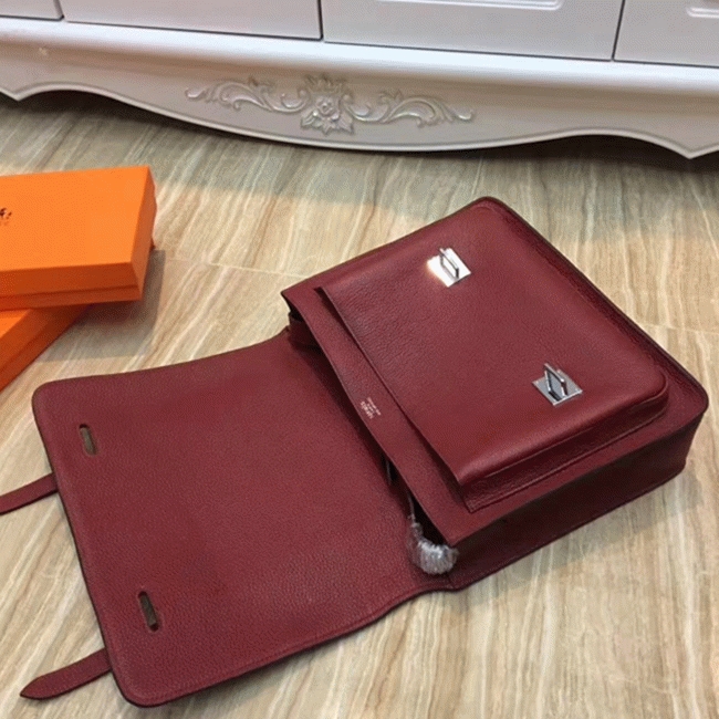 Ruby Fake Designer Hermes Steve Messenger Bag
