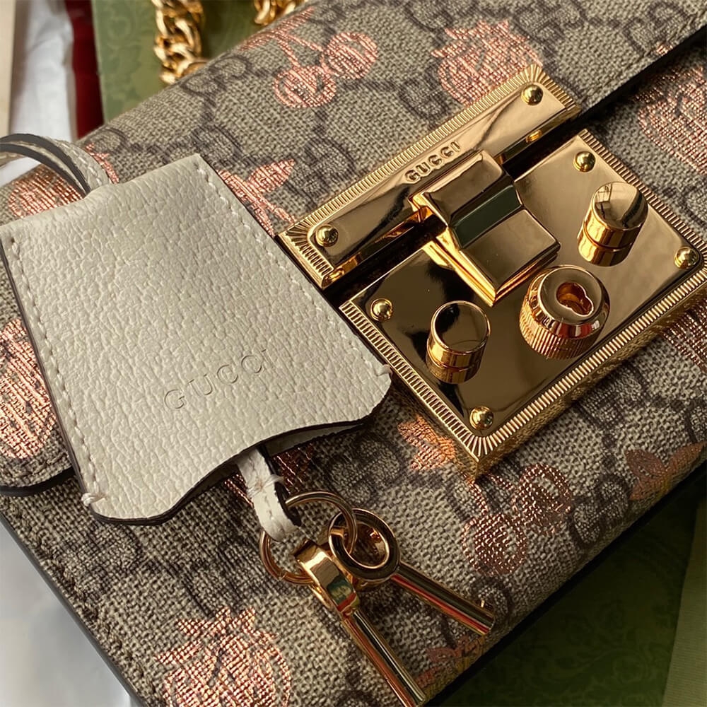 Gucci Padlock small berry shoulder bag
