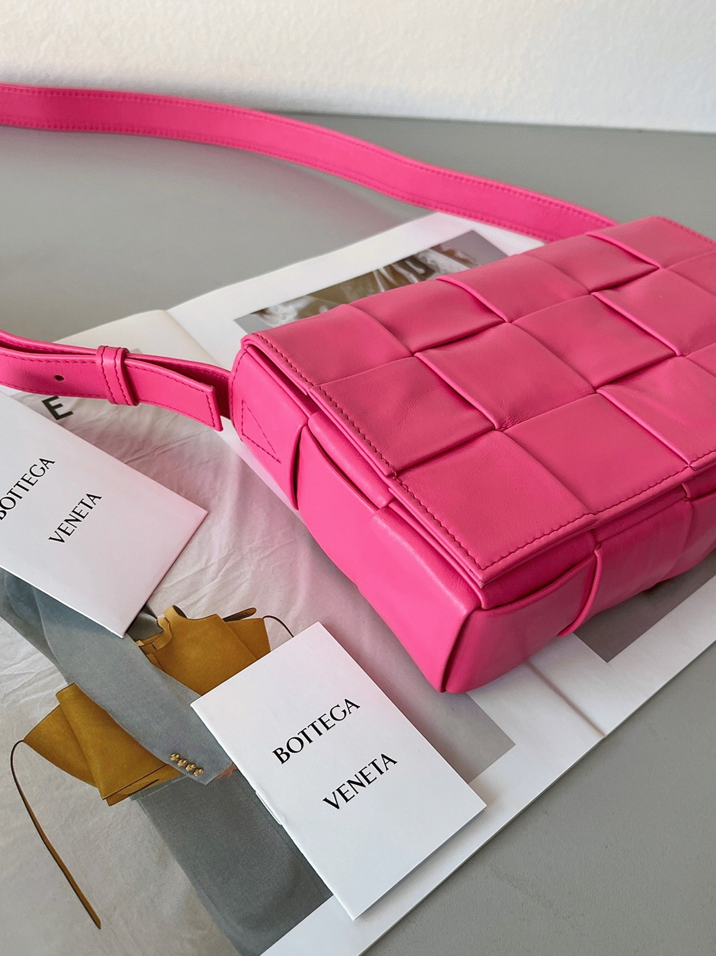 Top Quality Fake Bottega Veneta Cassette Bag In Lollipop