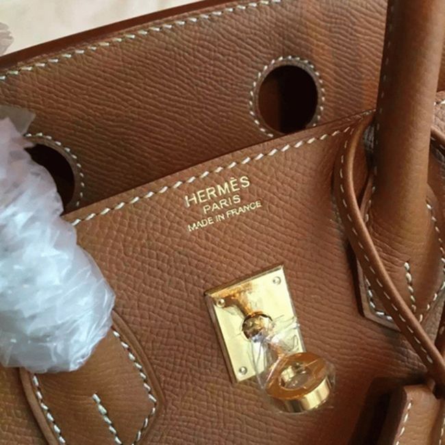 Brown Hermes Birkin 25cm AAAAA Quality Counterfeit