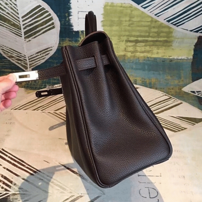 Cafe Clemence Replica Hermes Kelly 35cm Handbag Elegant Brown
