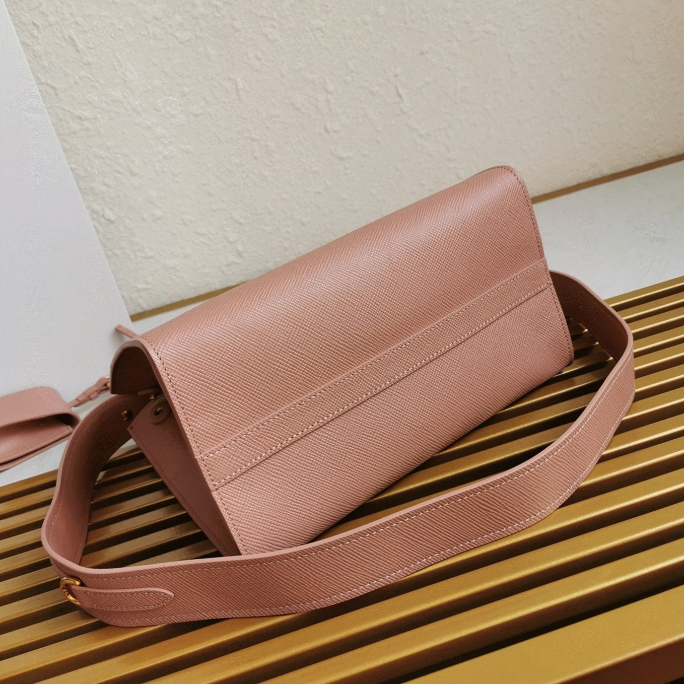 Prada Monochrome Small Bag Replica in Pink