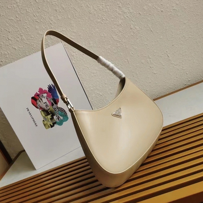 Beige Prada Cleo Large Bag Replica