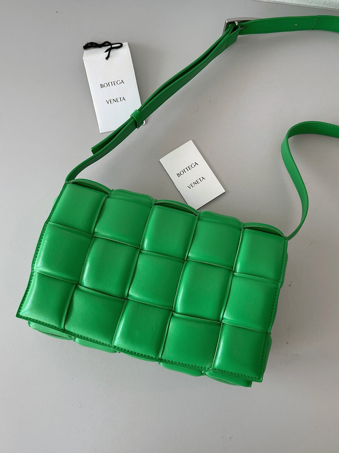 Top Quality Knockoff Bottega Veneta Padded Cassette Bag In Parakeet