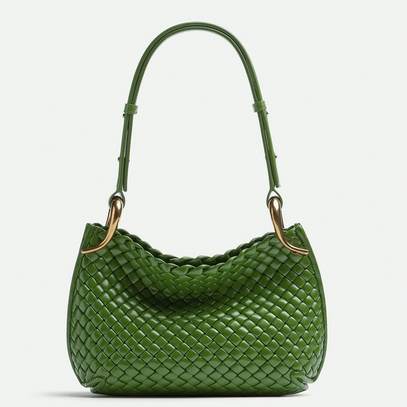 Fake Bottega Veneta Clicker Small Bag Avocado