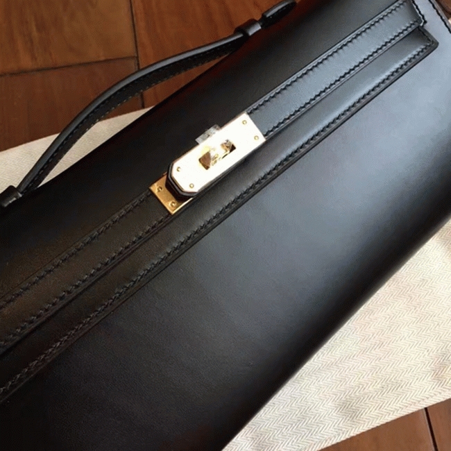 Black Box Replica Hermes Kelly Cut Clutch Classic Design