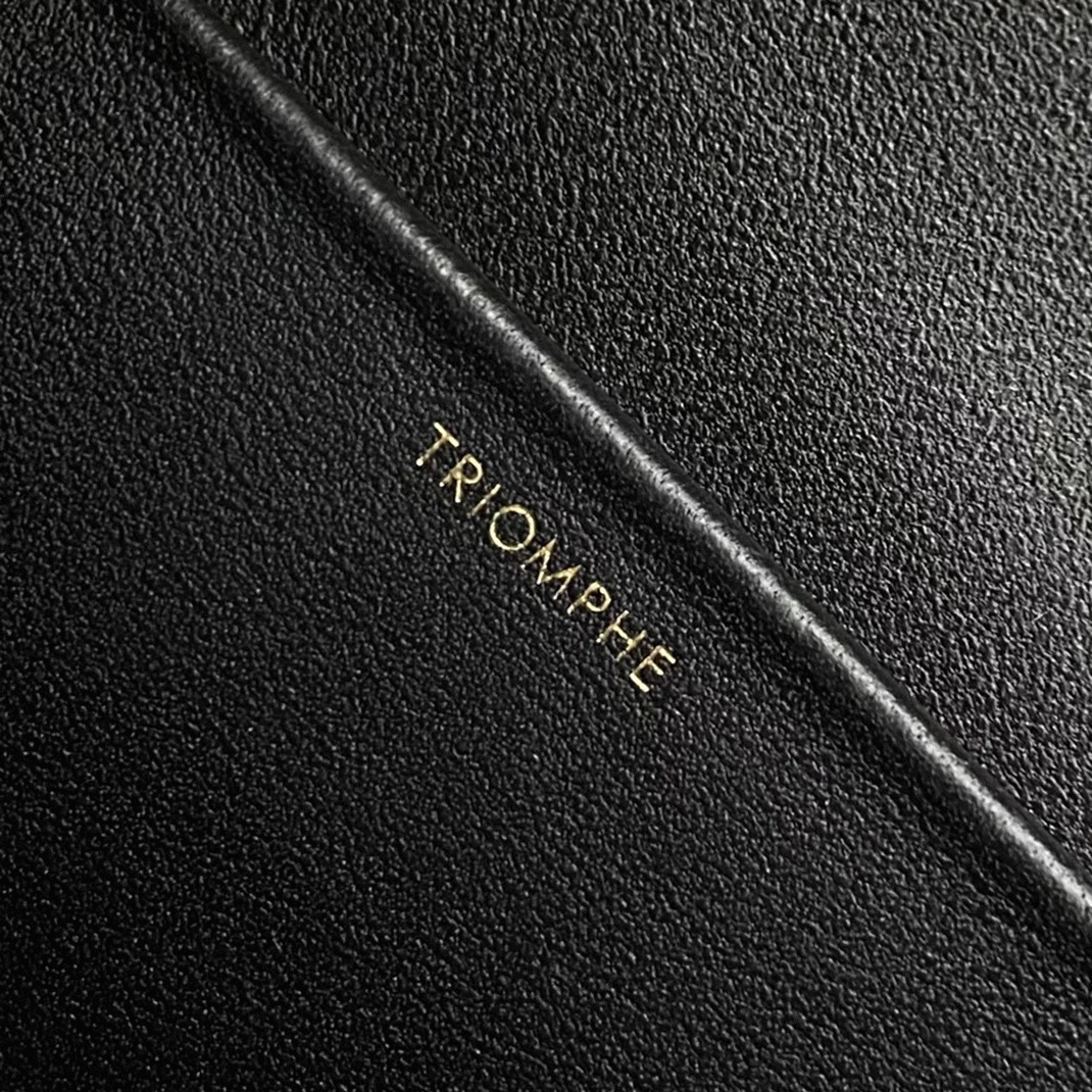Top Quality Faux Celine Triomphe Medium Bag In Black