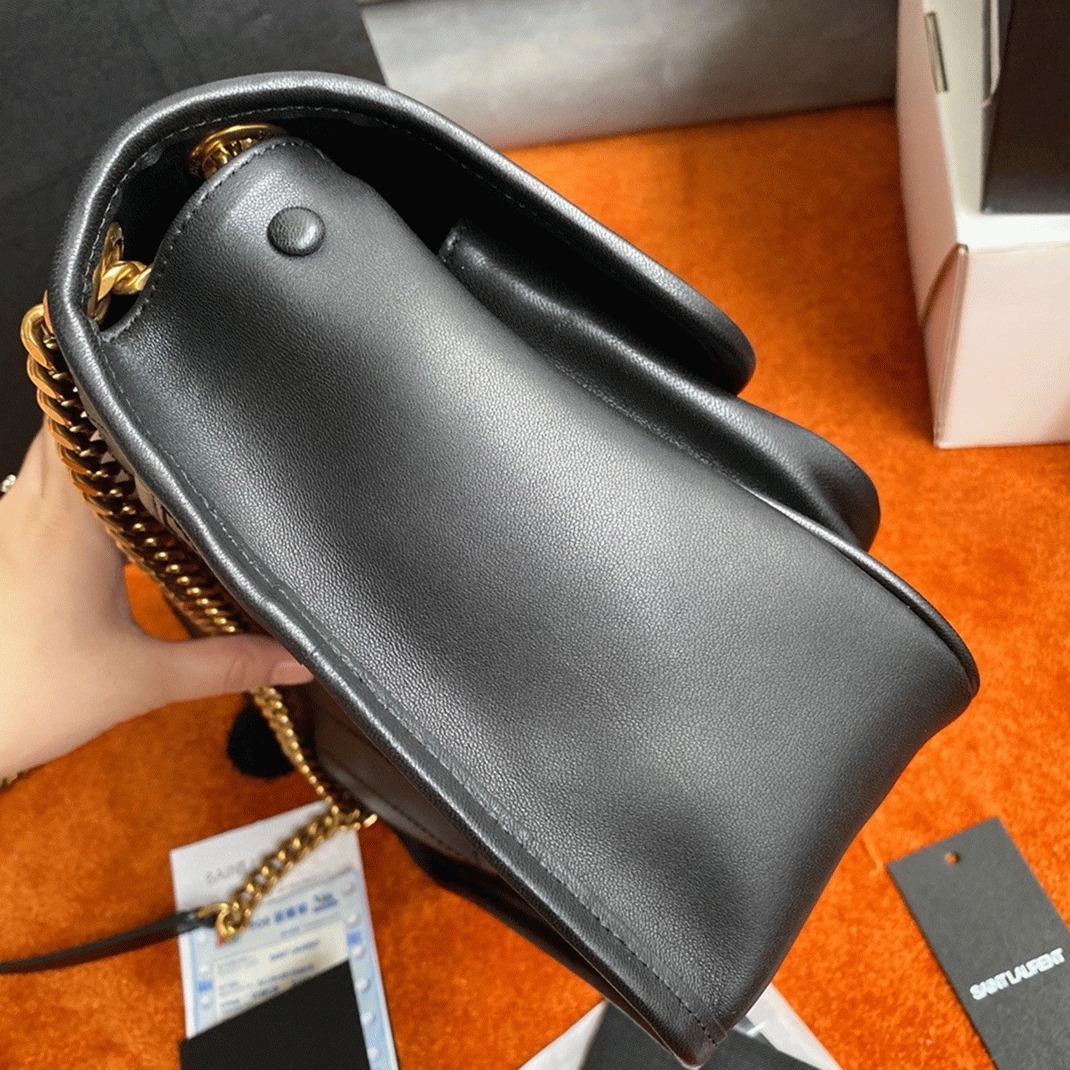 Fake Saint Laurent Niki Medium Chain Bag Black