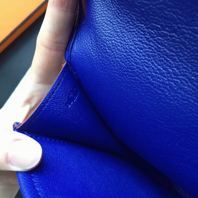 Electric Blue Epsom Replica Hermes Jige Elan 29 Modern Clutch