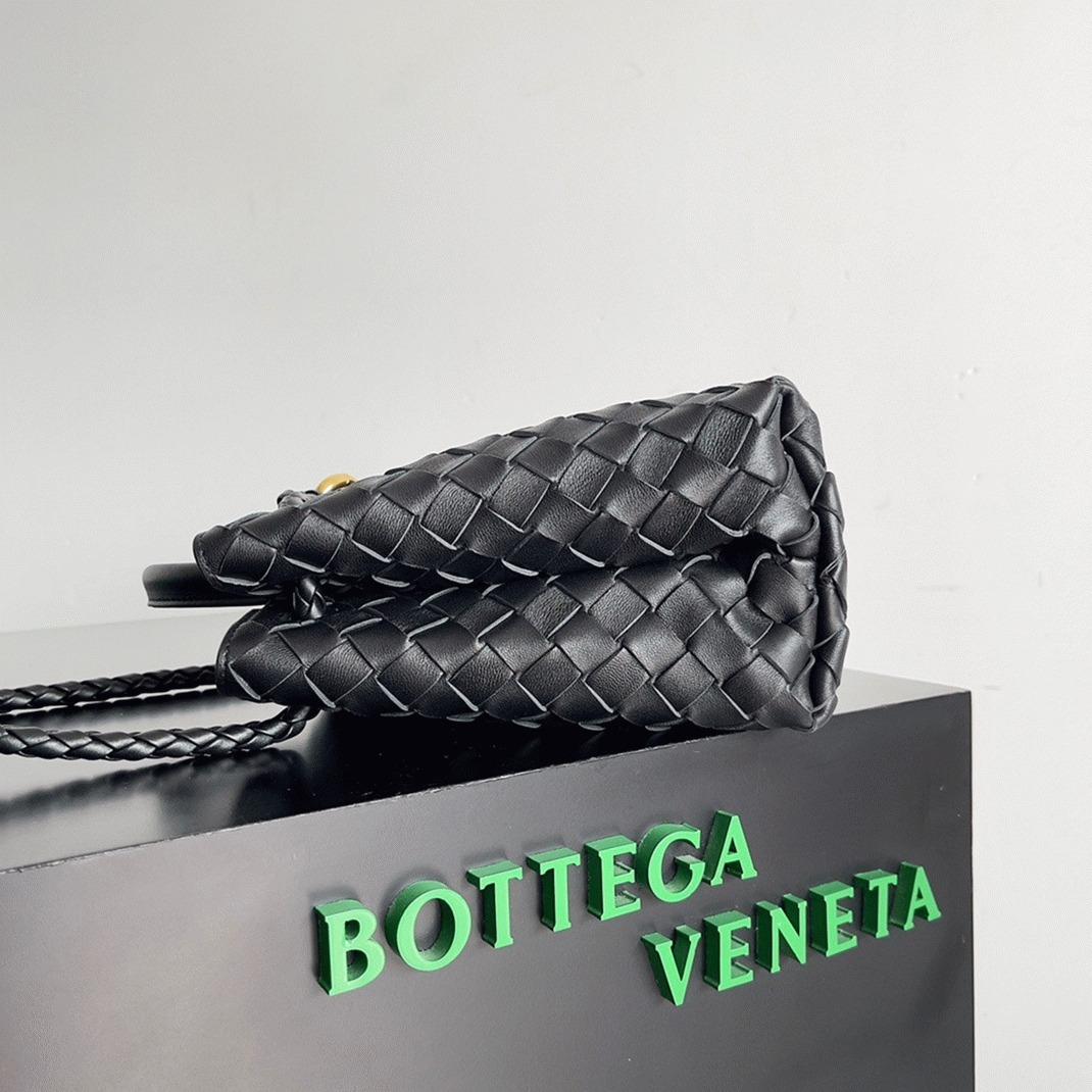 Fake Bottega Veneta Small Andiamo Bag Black