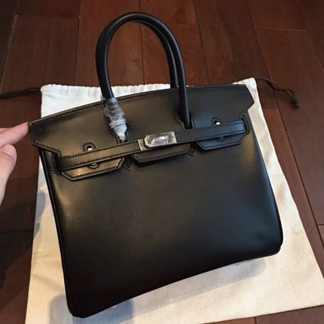 Classic Black Hermes Birkin 25cm Luxury Replica