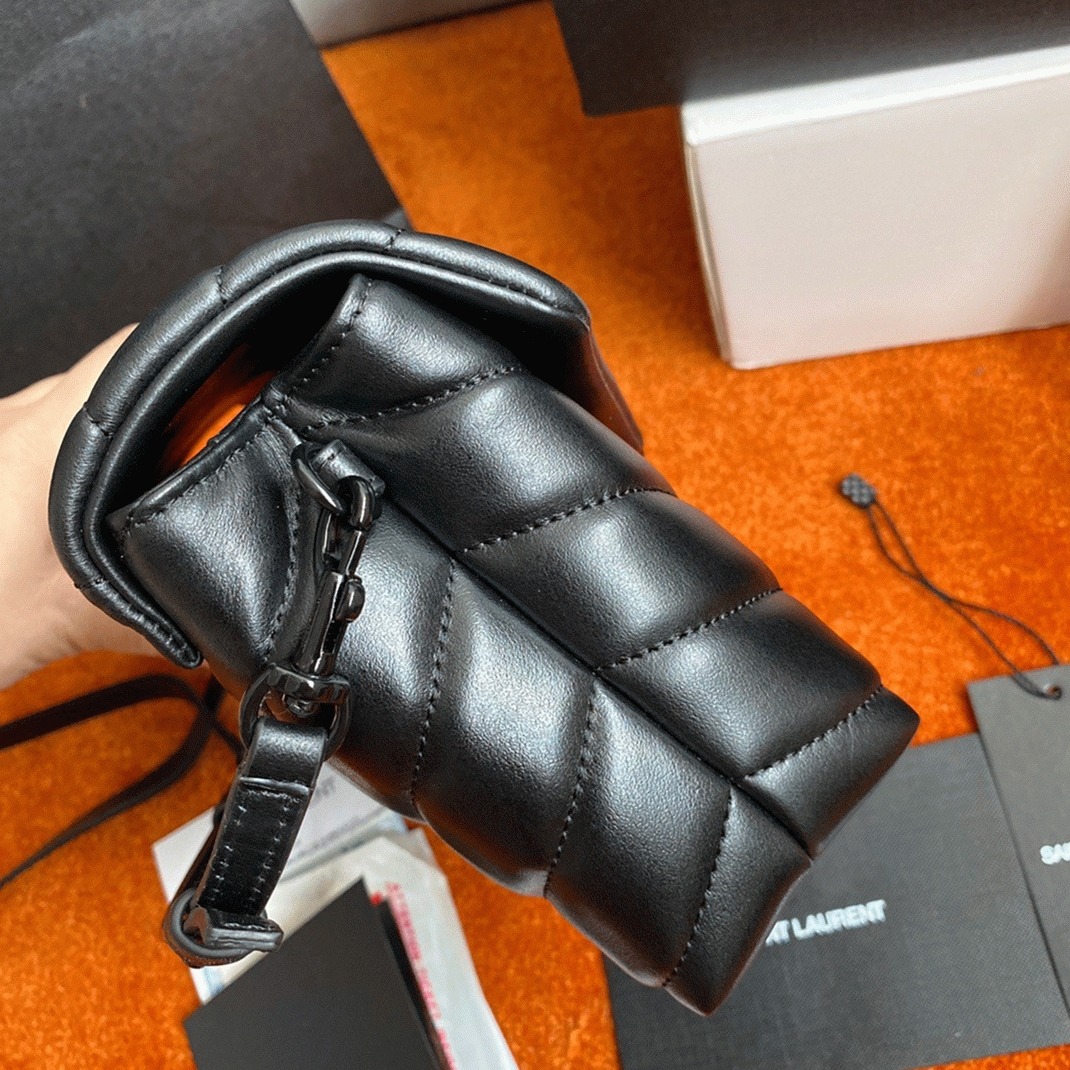 Replica Saint Laurent LouLou Toy Strap Bag All Black