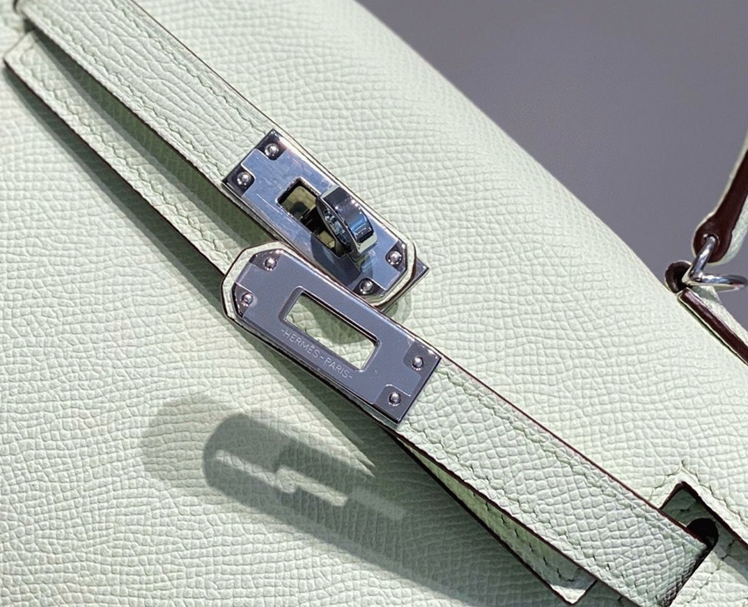 Hermes Kelly Mini II Bag Replica in Vert Fizz