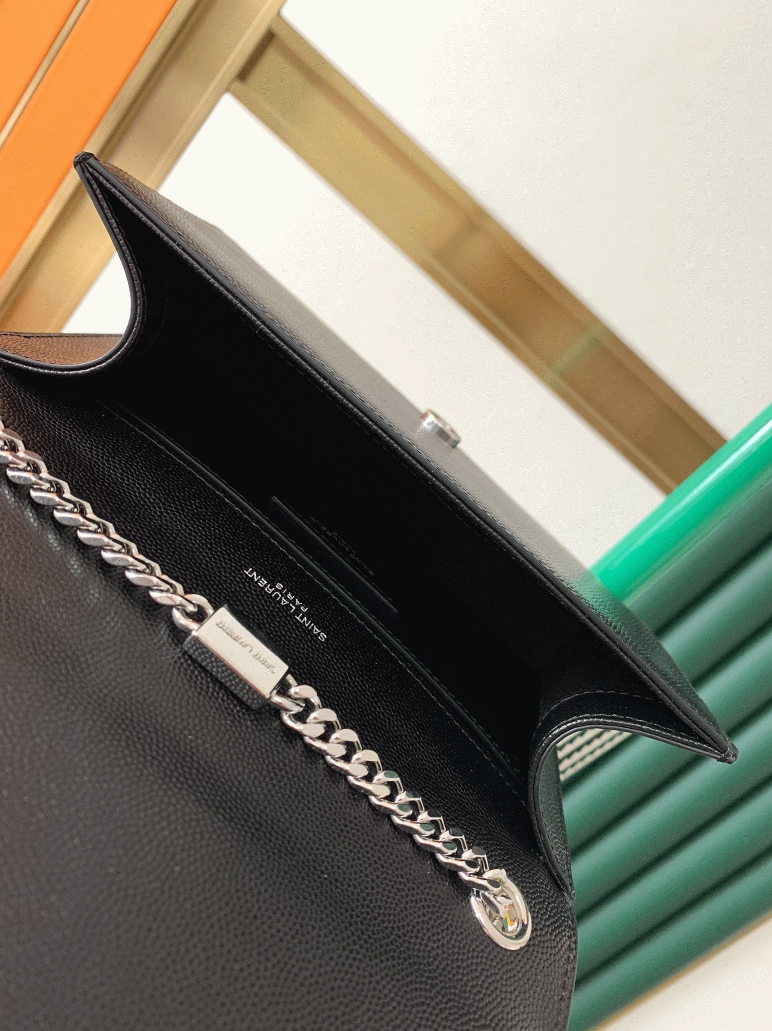 Replica Saint Laurent Kate Small Chain Bag Noir