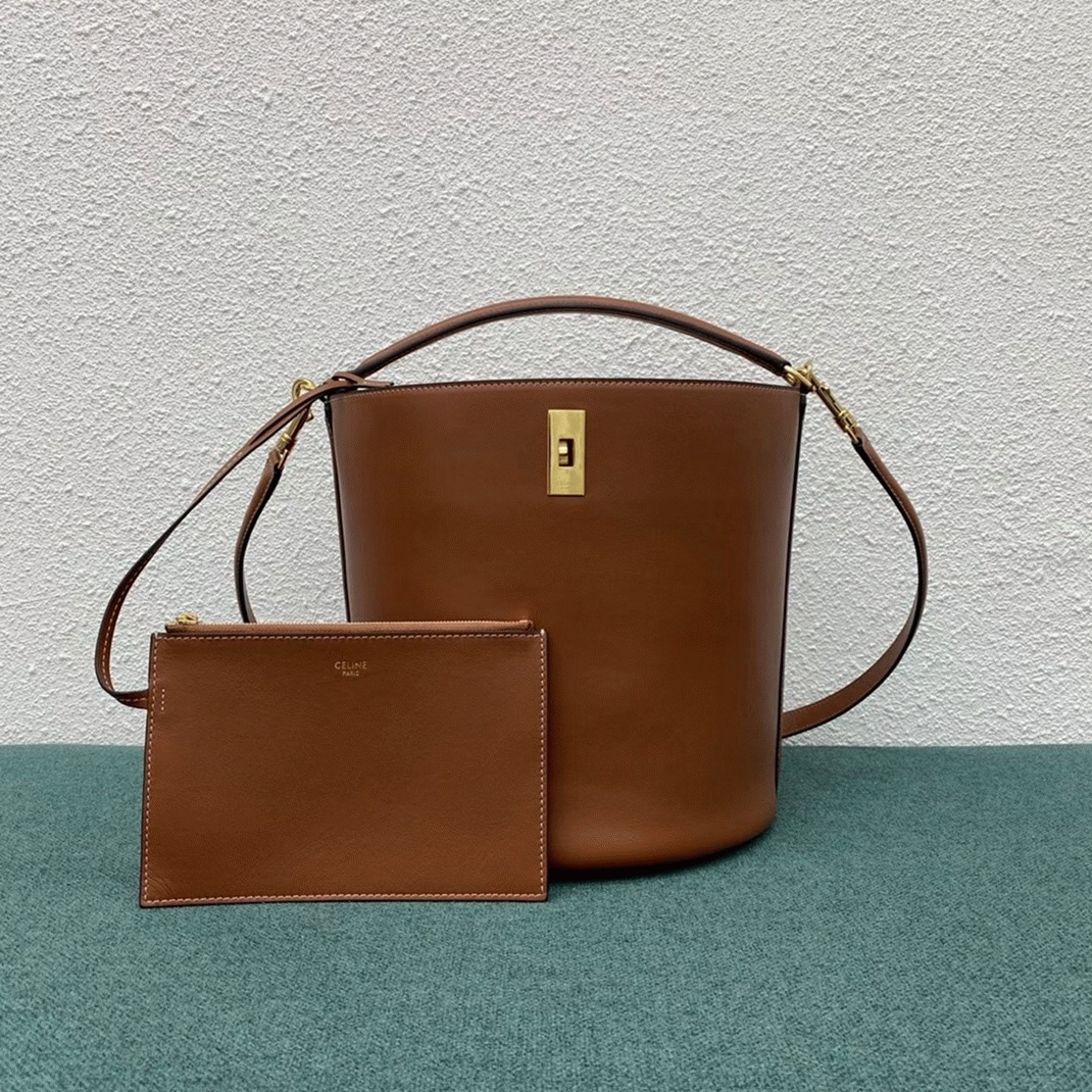 Brown Celine Bucket 16 Replica Bag