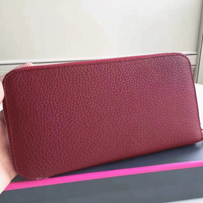 Ruby Designer Knockoff Hermes Wallet Azap Zipped