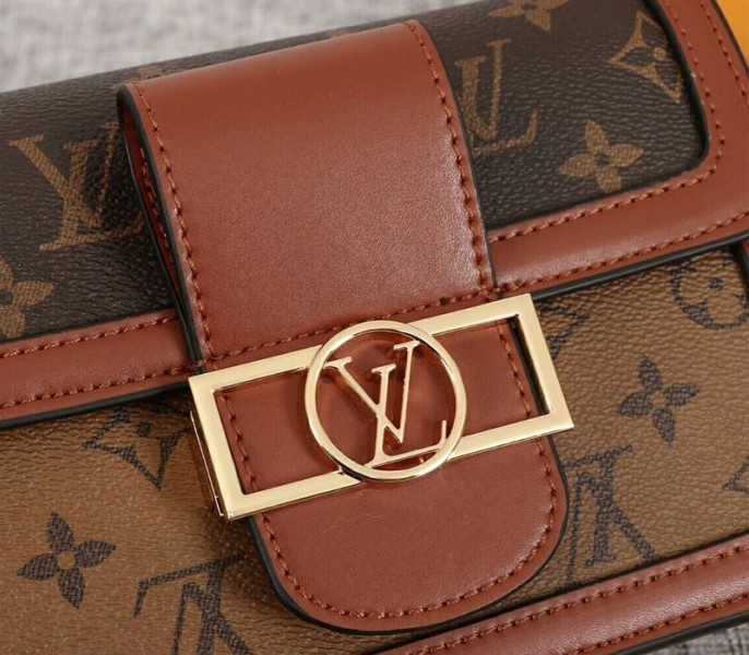 Louis Vuitton Monogram Reverse Canvas Mini Dauphine Bag