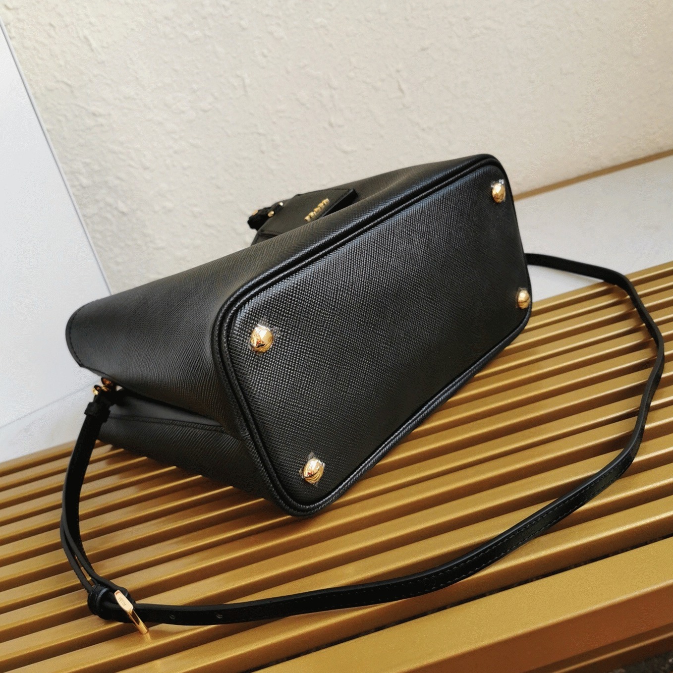 Black Prada Large Panier Bag Knockoff