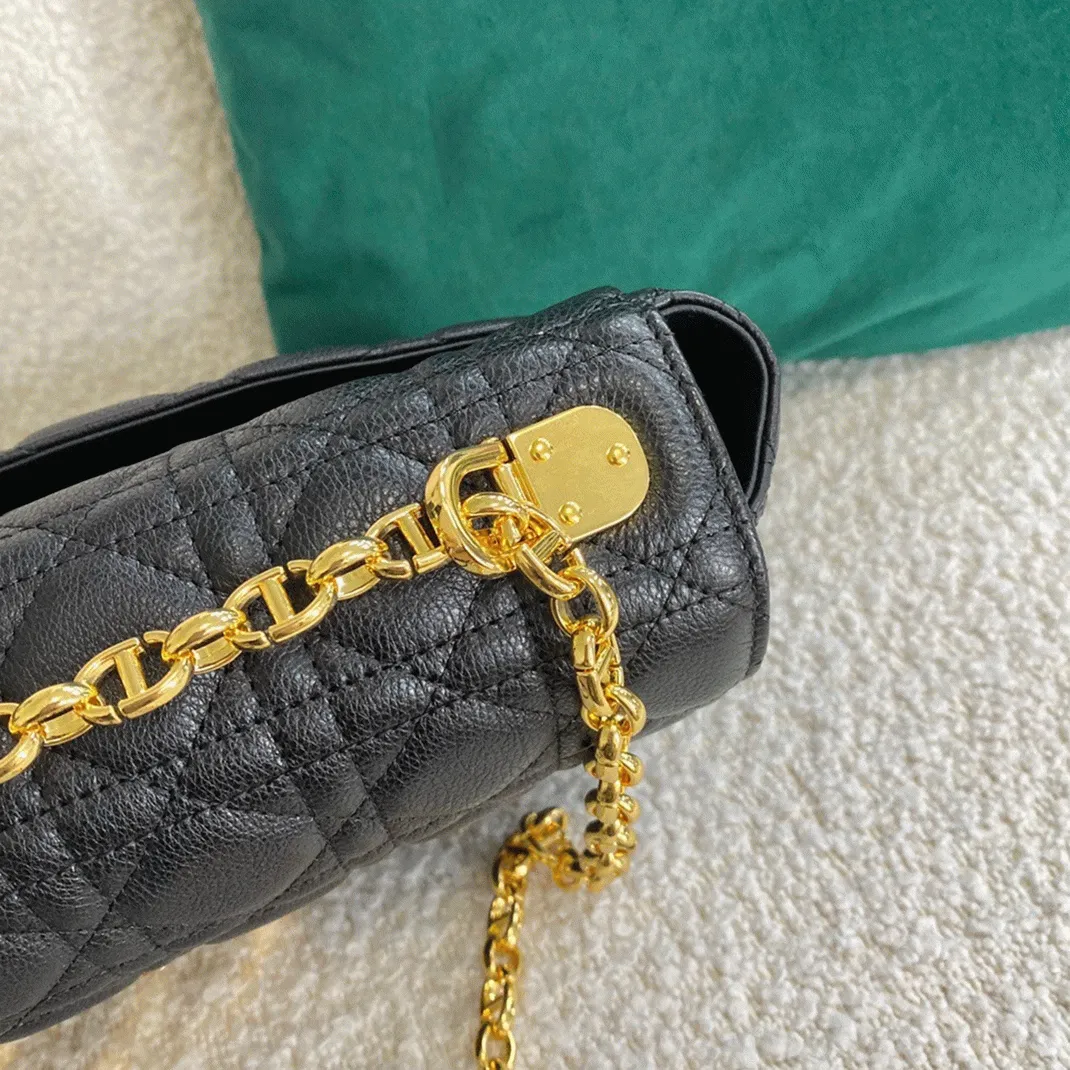Dior Caro Large Bag Fake in Black