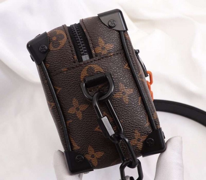 Louis Vuitton Monogram Canvas Mini Soft Trunk Black Bag
