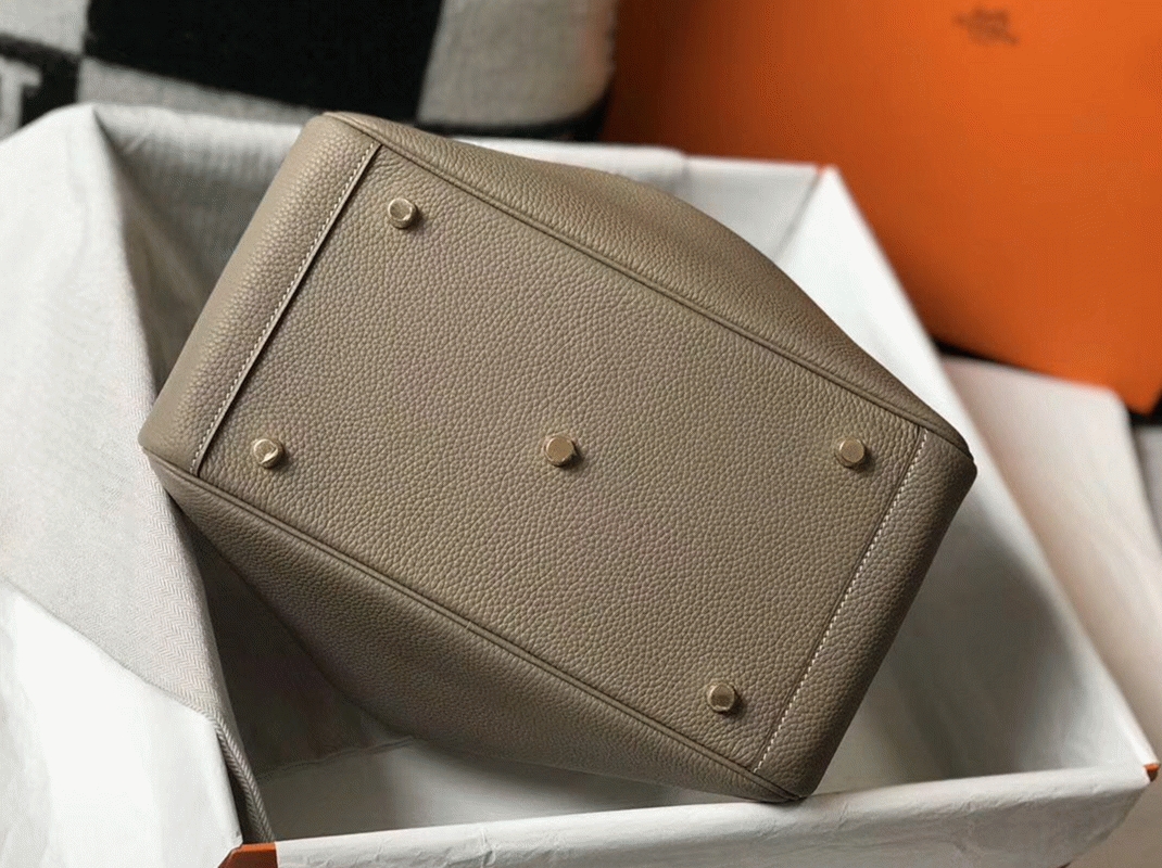 Knockoff Hermes Lindy 30cm bag in gris tourterelle tone