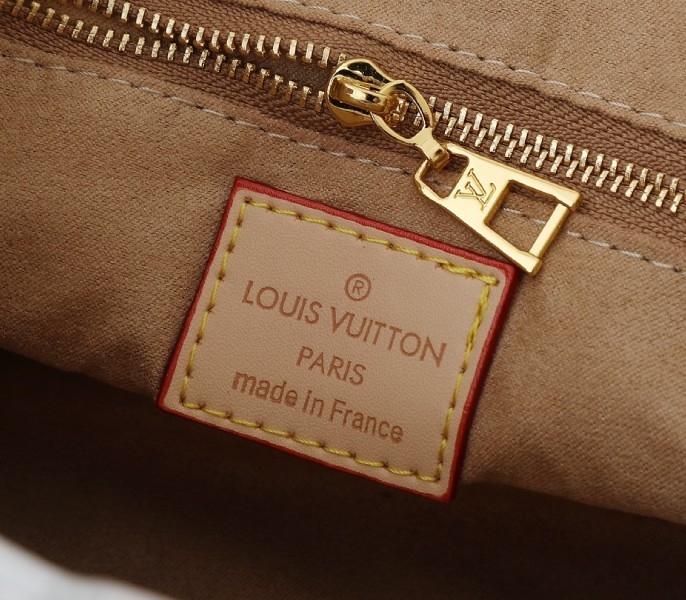 LV X TM Monogram Cherry Canvas Onthego PM In White