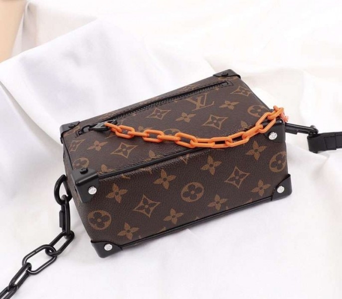 Louis Vuitton Monogram Canvas Mini Soft Trunk Black Bag