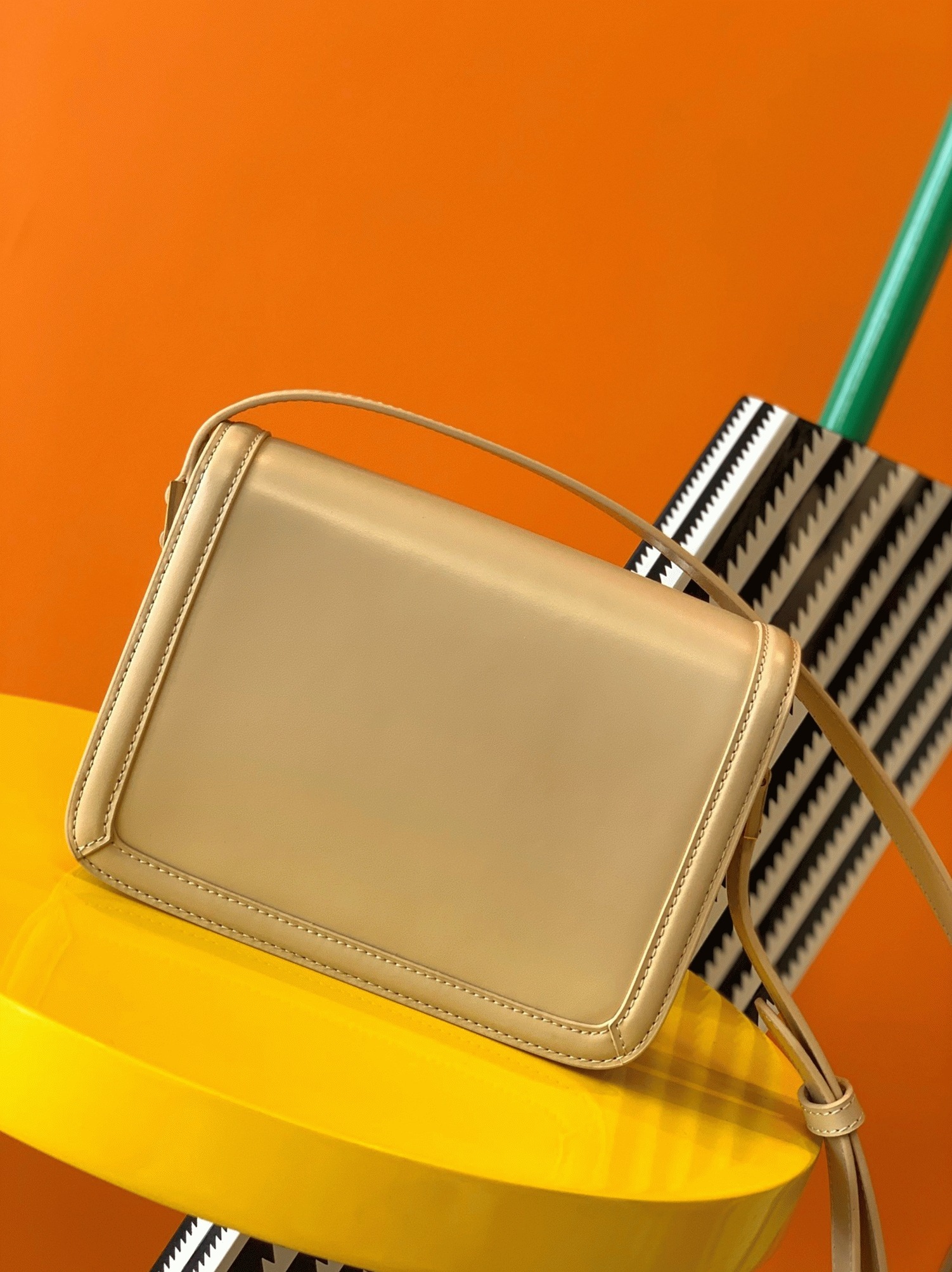 Replica Saint Laurent Small Solferino Bag Beige Calfskin