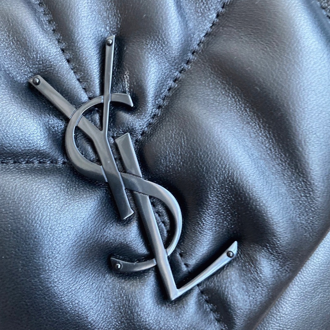 Replica Saint Laurent Puffer Small Chain All Black Bag Quilted Lambskin