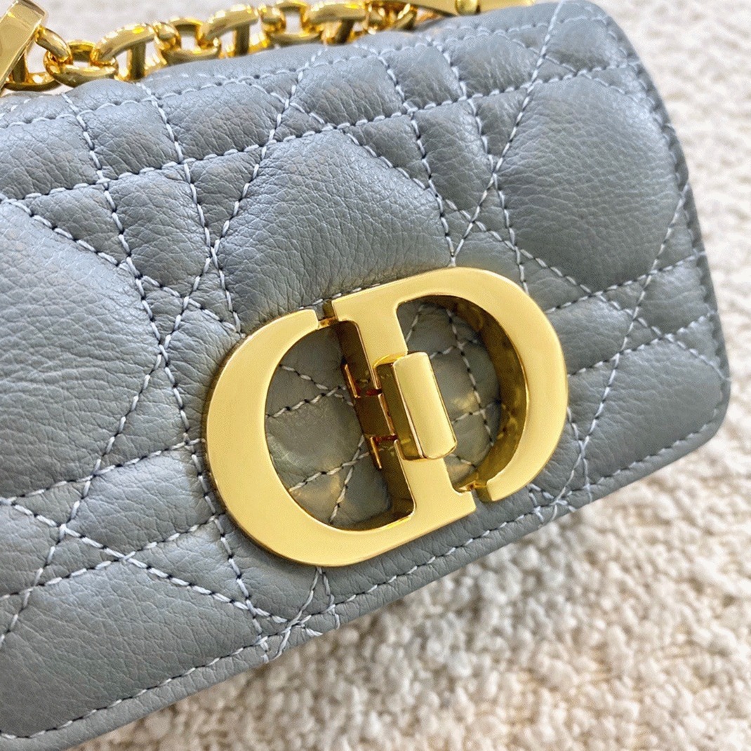 Dior Caro Micro Bag Replica in Blue