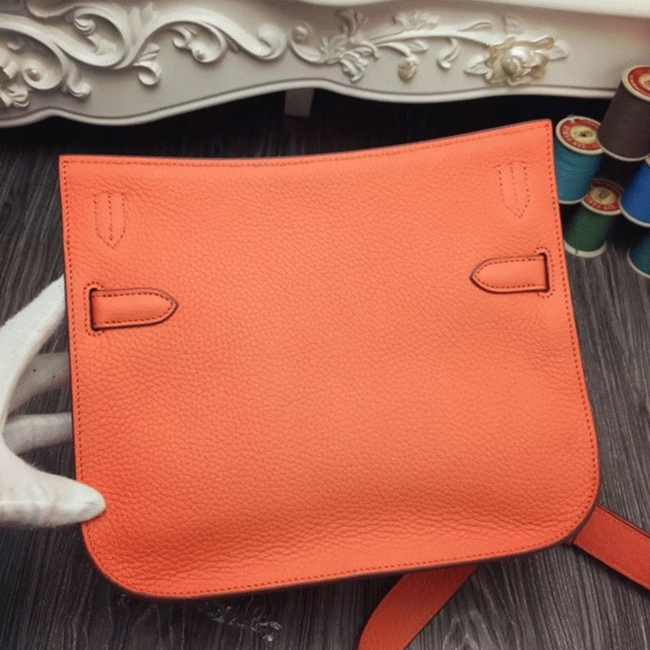 Orange replica Hermes Jypsiere 31cm handbag