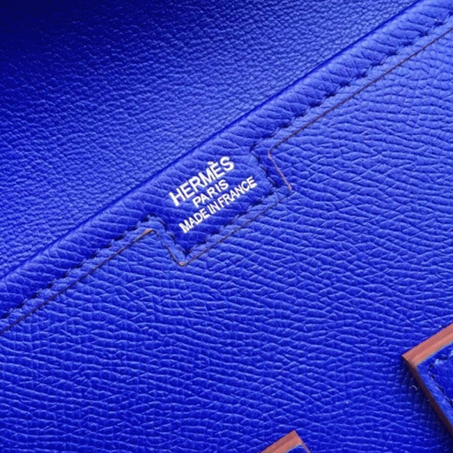 Electric Blue Epsom Replica Hermes Jige Elan 29 Modern Clutch