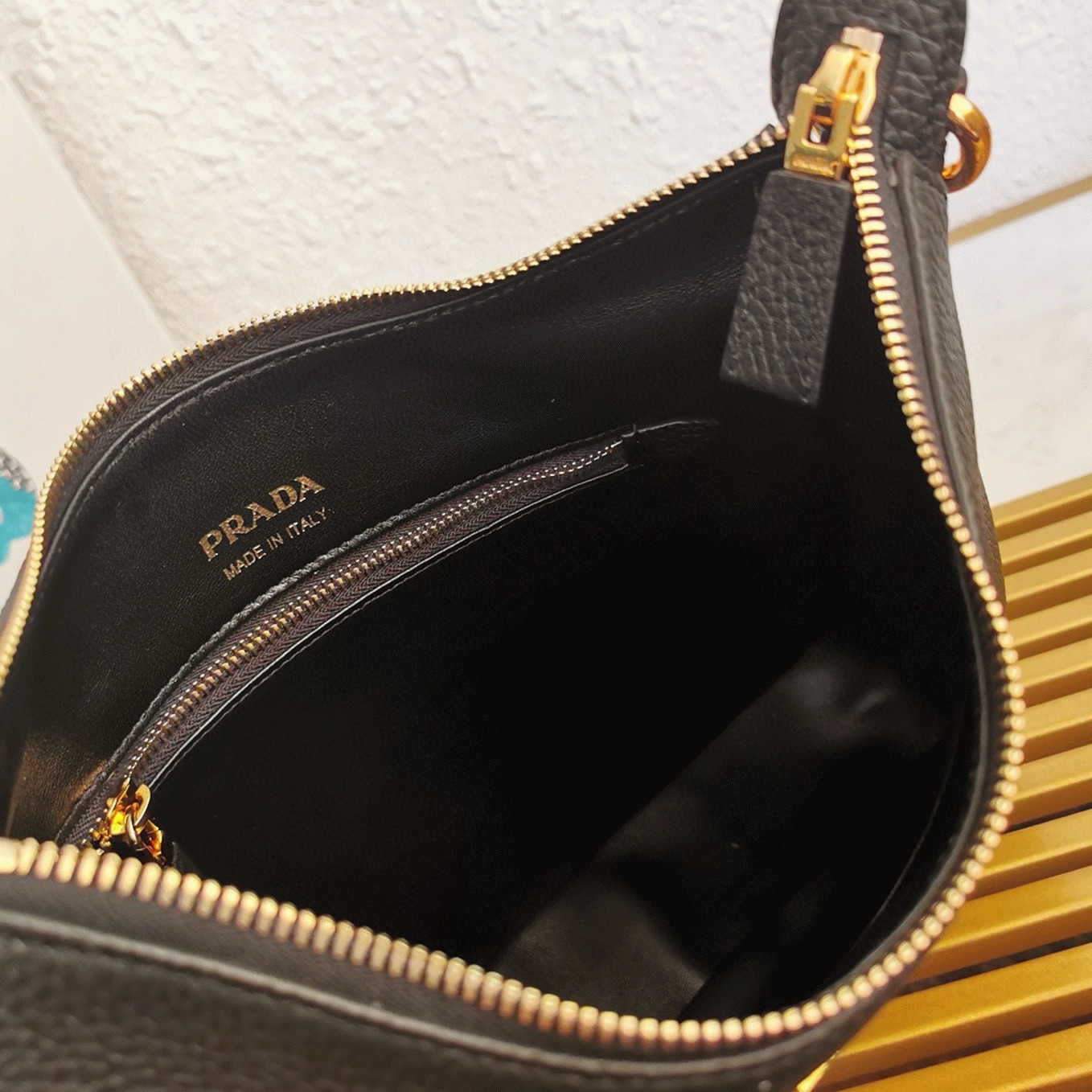 Prada Shoulder Bag Knockoff in Black