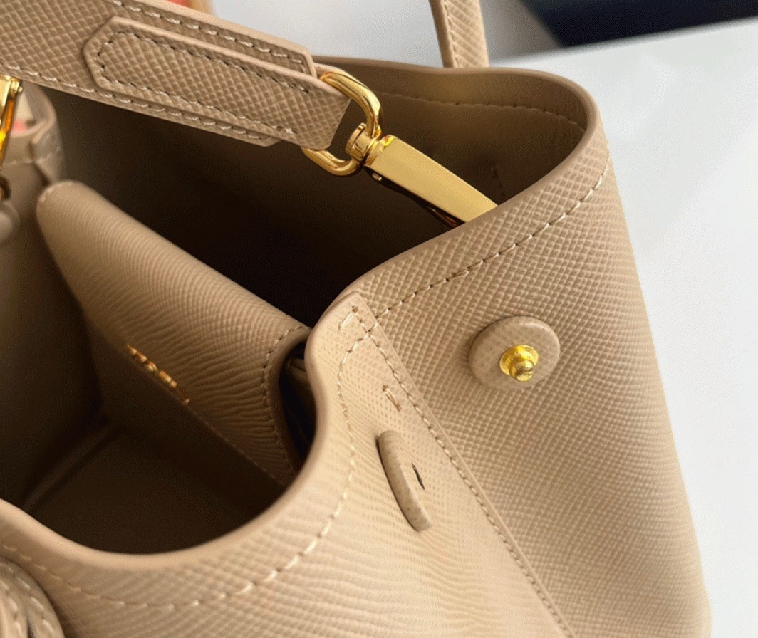 Beige Prada Double Mini Bag Fake