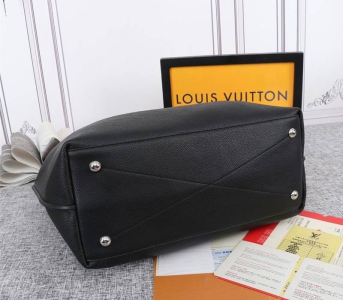 LV Mahina Carmel Hobo In Black