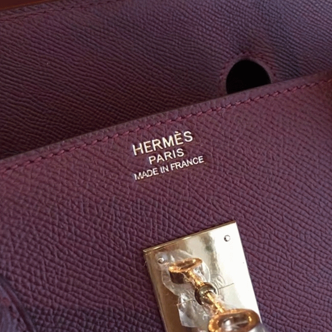 Bordeaux Imitation Copy Hermes Birkin 40cm Handbag