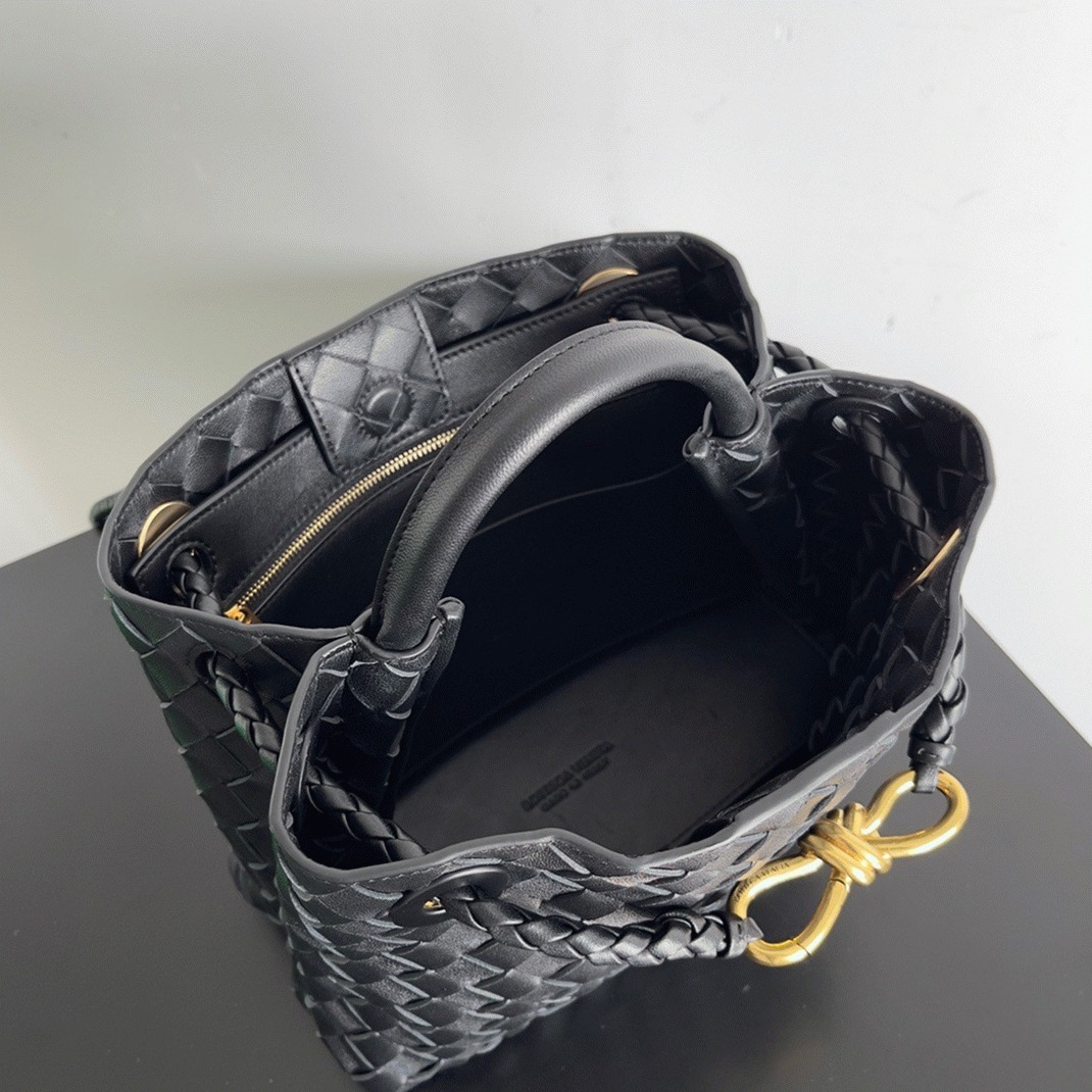 Fake Bottega Veneta Small Andiamo Bag Black