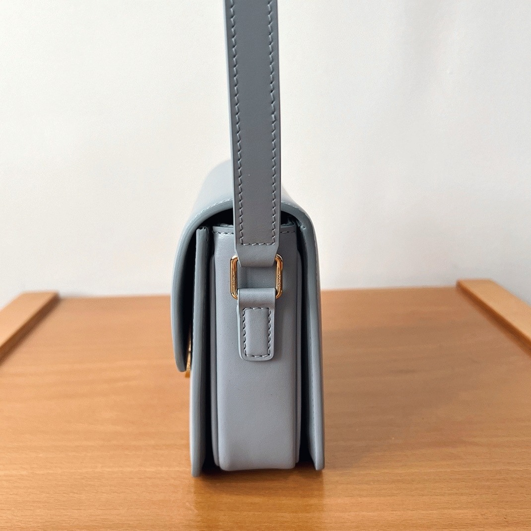 Top Quality Replica Celine Triomphe Teen Bag In Pale Blue