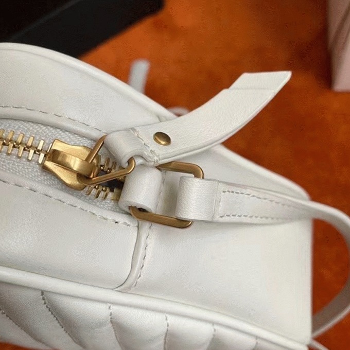 Fake Saint Laurent Lou Camera Bag White
