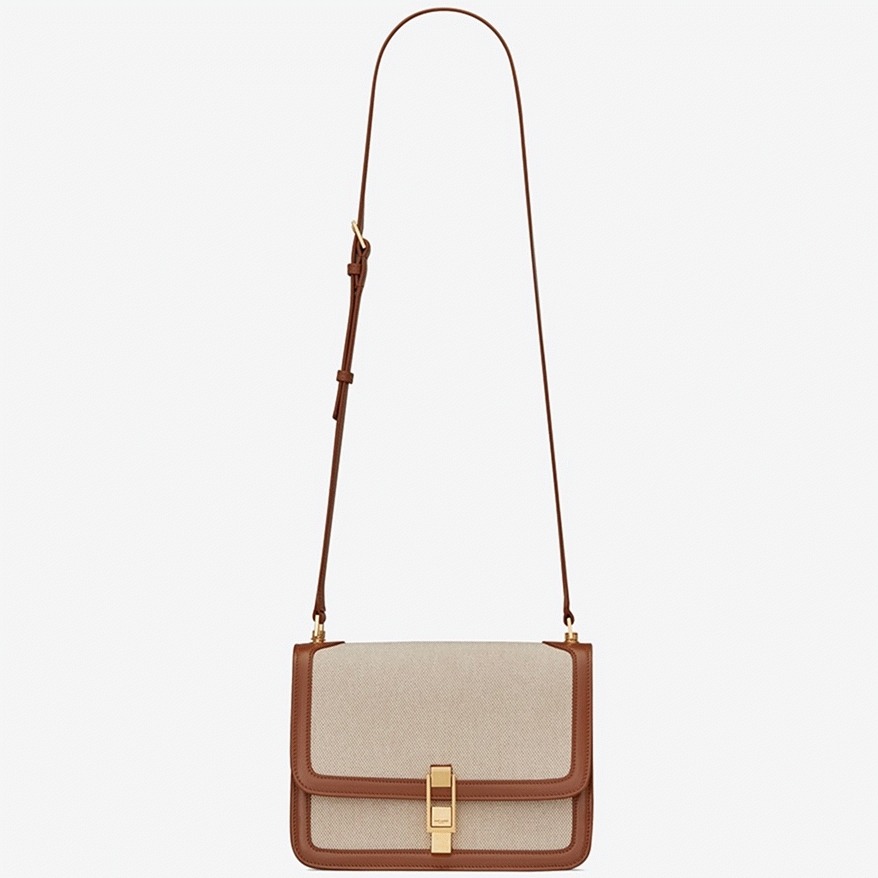 Replica Saint Laurent Le Carre Satchel Bag Beige