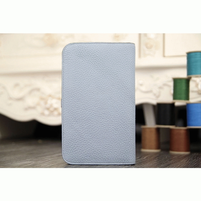Blue lin best replica Hermes Dogon combine wallet