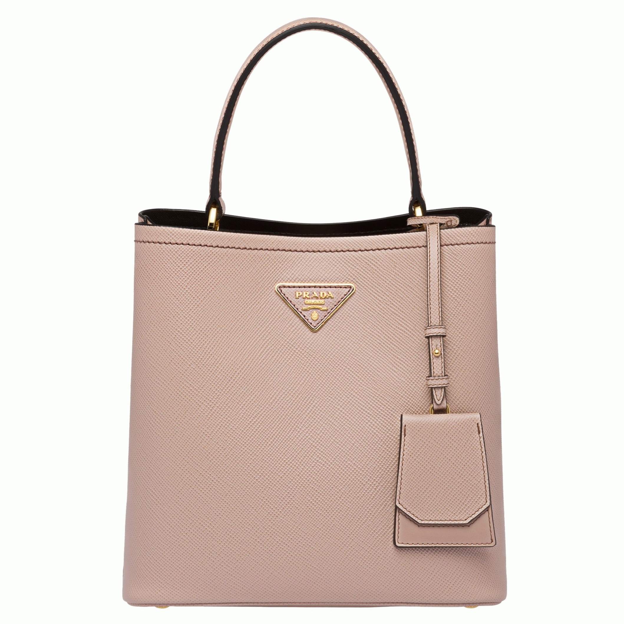 Powder Prada Medium Panier Bag Knockoff