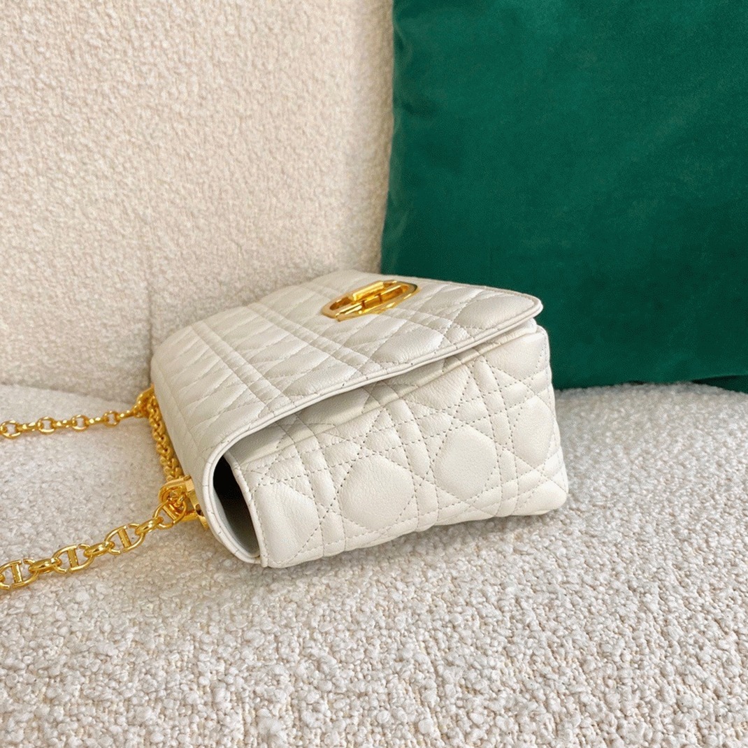 Dior Caro Large Bag Replica in White