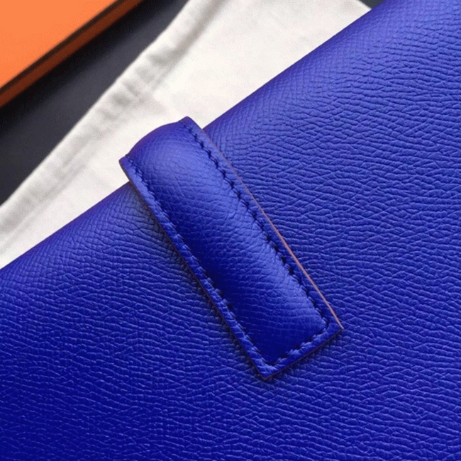 Electric Blue Epsom Replica Hermes Jige Elan 29 Modern Clutch
