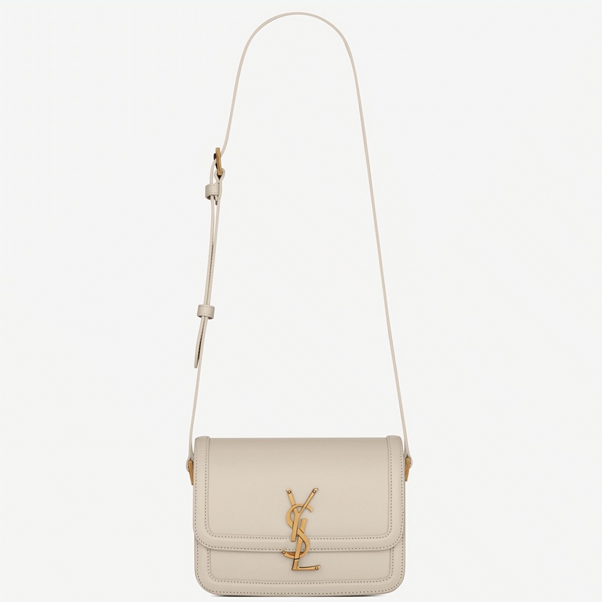 Replica Saint Laurent Small Solferino Bag White Calfskin