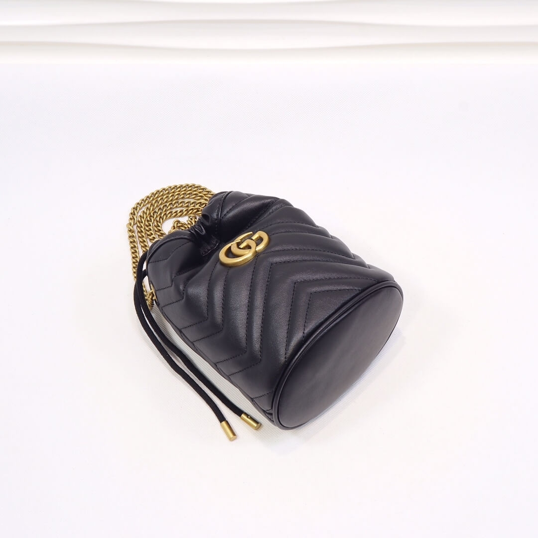GG MARMONT mini bucket bag