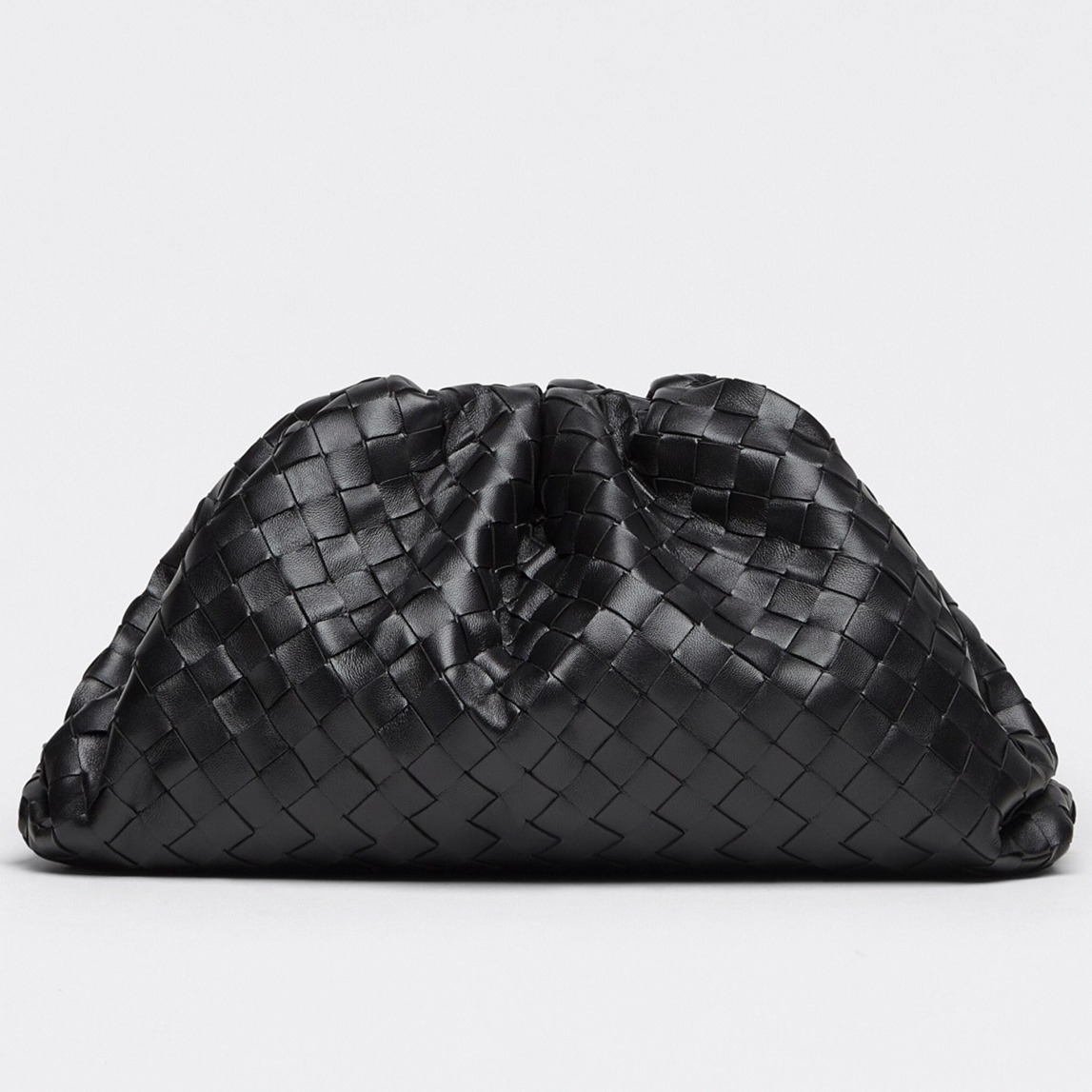 Replica Bottega Veneta Large Pouch Clutch Bag Black