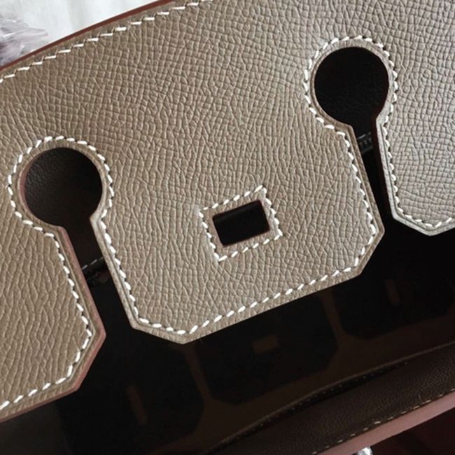 Etoupe Hermes Birkin 25cm Excellent Replica