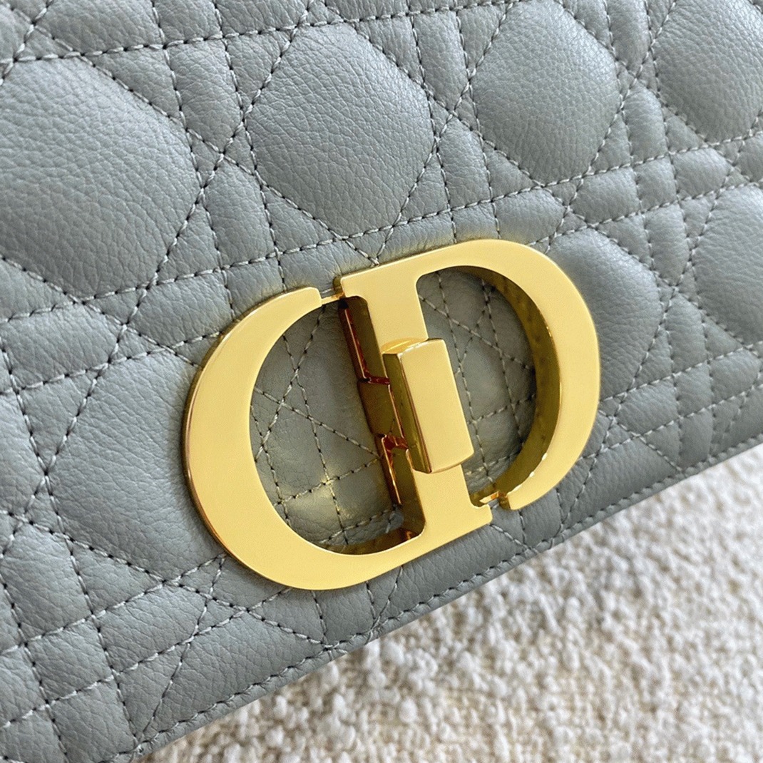 Dior Caro Medium Bag Knockoff in Grey
