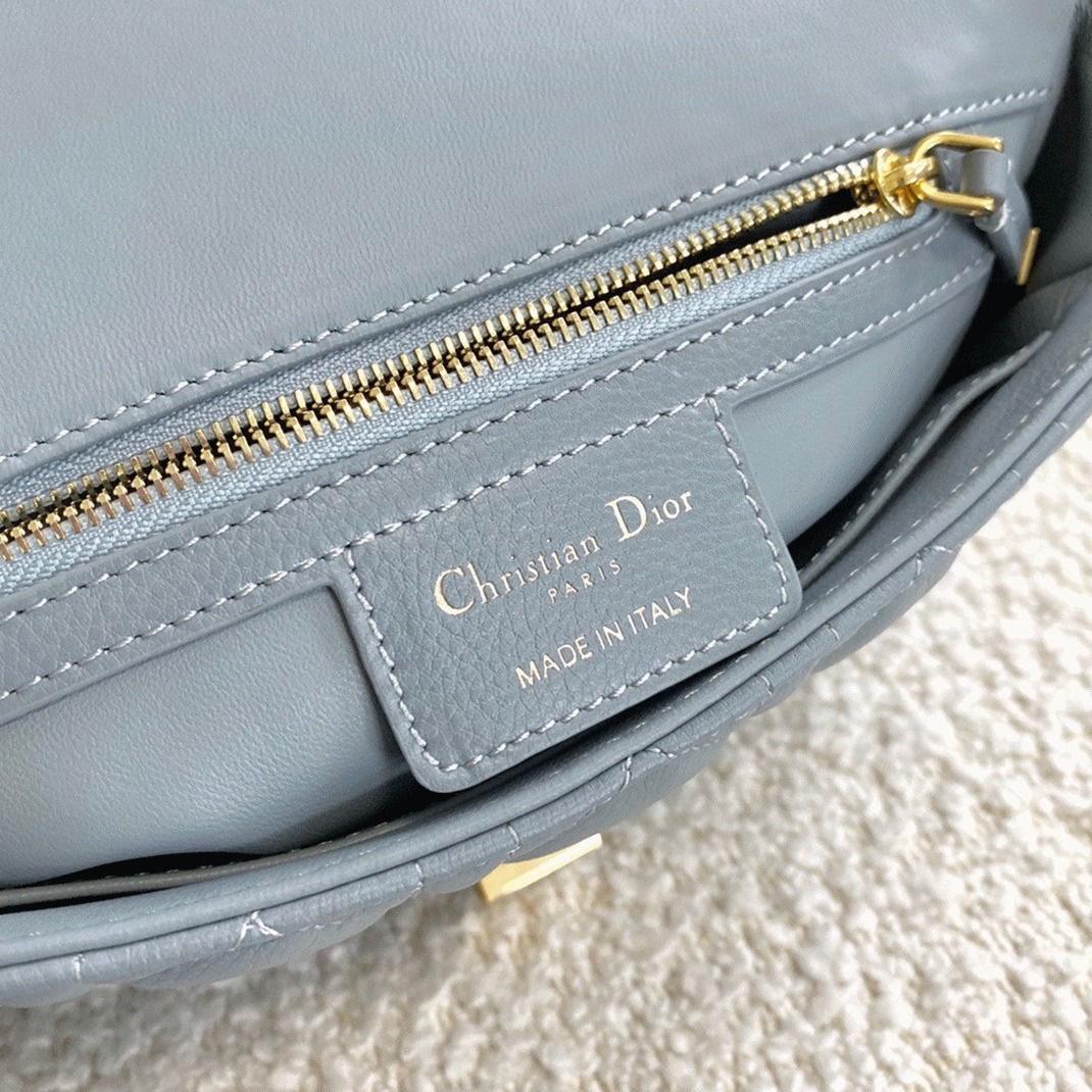 Dior Caro Small Bag Fake in Cloud Blue